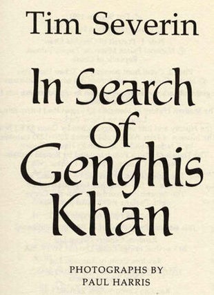 In Search of Genghis Khan