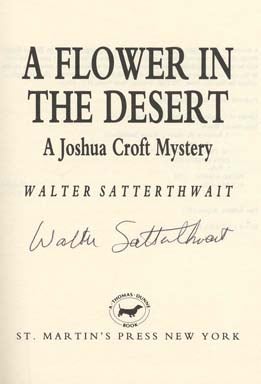 A Flower in the Desert - 1st Edition/1st Printing