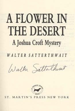 A Flower in the Desert - 1st Edition/1st Printing