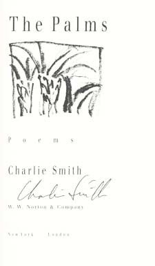 The Palms: Poems - 1st Edition/1st Printing