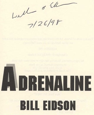 Adrenaline - 1st Edition/1st Printing