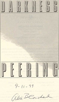 Darkness Peering - 1st Edition/1st Printing