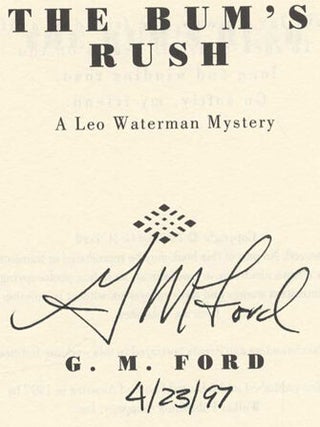 The Bum's Rush - 1st Edition/1st Printing
