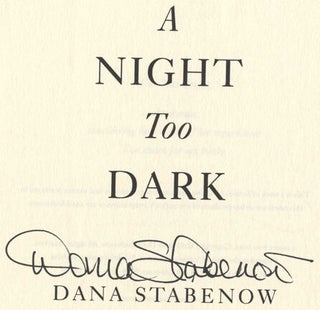 A Night Too Dark - 1st Edition/1st Printing