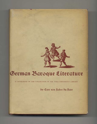Book #45563 German Baroque Literature: A Catalogue of the Collection in the Yale University...