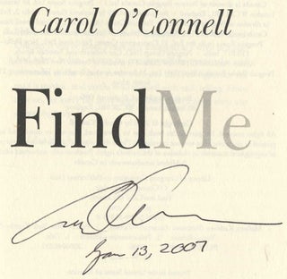 Find Me - 1st Edition/1st Printing