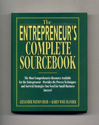 Book #46184 The Entrepreneur's Complete Sourcebook - 1st Edition/1st Printing. Alexander Watson...
