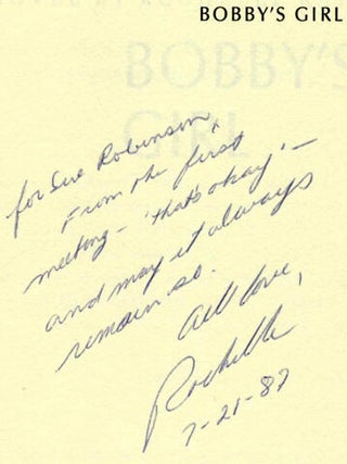 Bobby's Girl - 1st Edition/1st Printing
