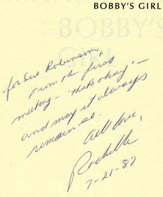 Bobby's Girl - 1st Edition/1st Printing