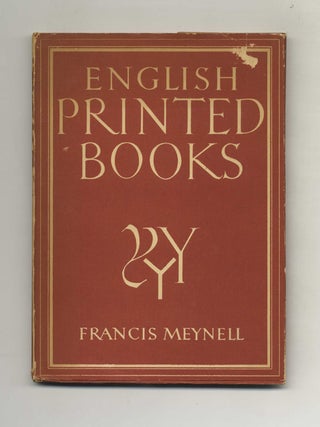Book #46494 English Printed Books. Francis Meynell, W. J. Turner