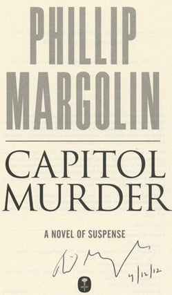 Capitol Murder - 1st Edition/1st Printing
