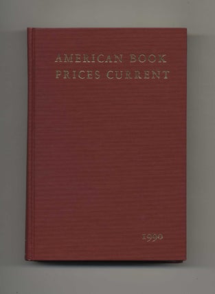 American Book Prices Current 1990