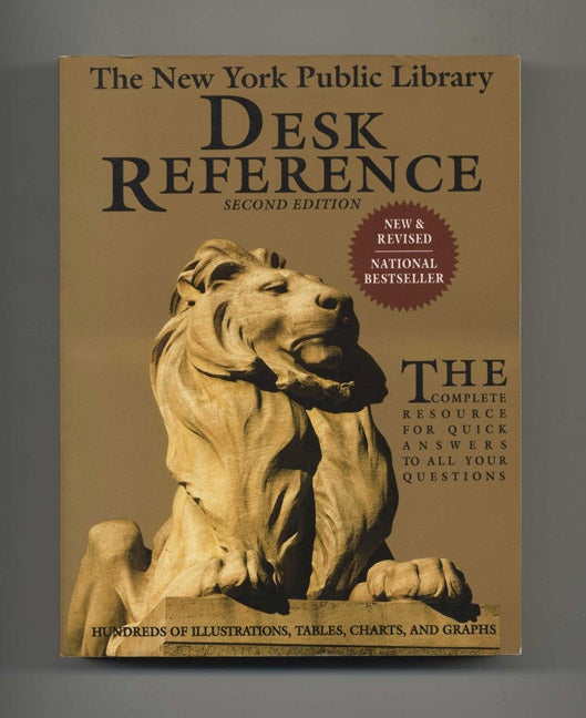 Book #51530 The New York Public Library Desk Reference. Sarah Gold, Managing.
