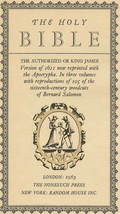 The Holy Bible: the Authorized or King James Version of 1611 Now Reprinted with the Apocrypha. Volume II, the Old Testament Chronicles to Malachi