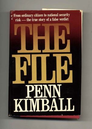 Book #52206 The File - 1st Edition/1st Printing. Penn Kimball
