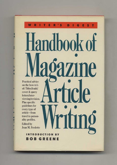 Book #52211 Handbook of Magazine Article Writing - 1st Edition/1st Printing. Jean M. Fredette.