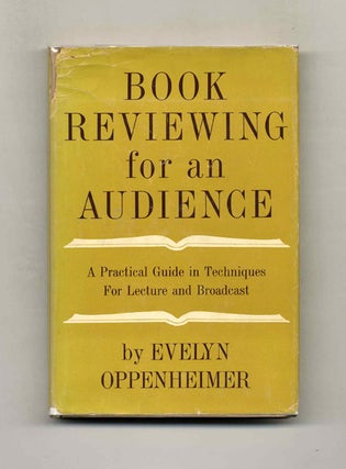 Book #52240 Book Reviewing for an Audience: A Practical Guide in Technique for Lecture and...