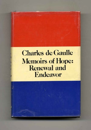 Book #52350 Memoirs of Hope: Renewal and Endeavor - 1st US Edition/1st Printing. Charles and De...