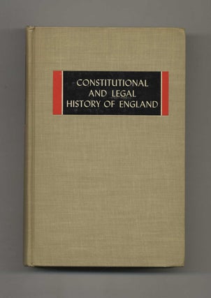 Constitutional and Legal History of England. M. M. Knappen.