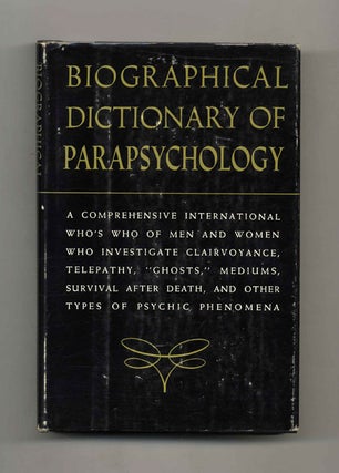 Book #52809 Biographical Dictionary of Parapsychology