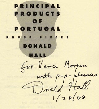 Principal Products of Portugal: Prose Pieces - 1st Edition/1st Printing