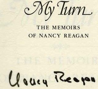 My Turn: The Memoirs of Nancy Reagan - 1st Edition/1st Printing