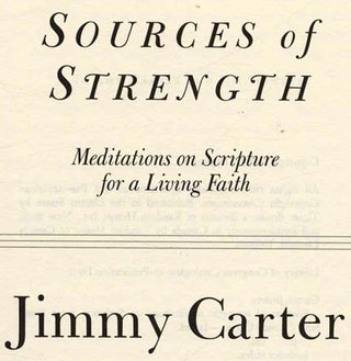 Sources of Strength: Meditations on Scripture for a Living Faith