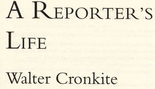 A Reporter's Life - 1st Edition/1st Printng
