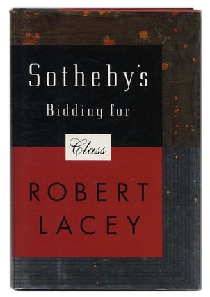 Book #53752 Sotheby's- Bidding for Glass - 1st Edition/1st Printing. Robert Lacey
