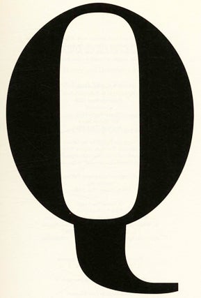 "Q" is for Quarry - 1st Edition/1st Printing