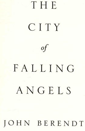 The City of Falling Angels - 1st Edition/1st Printing