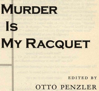 Murder is My Racquet - 1st Edition/1st Printing