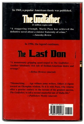 The Last Don - 1st Edition/1st Printing