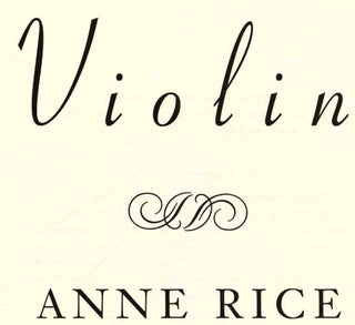 Violin - 1st Edition/1st Printing