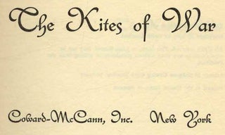 The Kites of War - 1st Us Edition/1st Printing