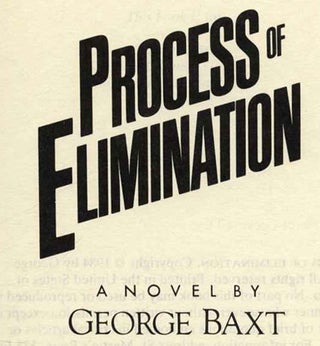 Process of Elimination - 1st Edition/1st Printing