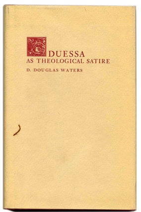 Book #59443 Duessa: As Theological Satire. D. Douglas Waters