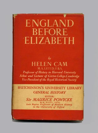 Book #70396 England before Elizabeth. Helen Cam