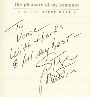 The Pleasure of My Company - 1st Edition/1st Printing