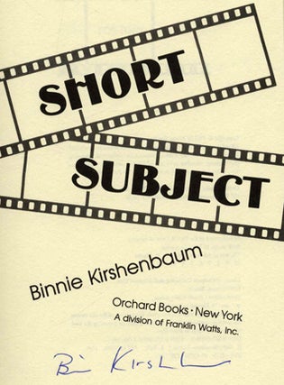 Short Subject - 1st Edition/1st Printing