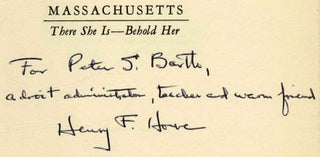 Massachusetts: There She Is--Behold Her - 1st Edition/1st Printing